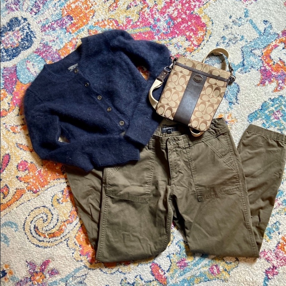 Vintage ALLSAINTS Co LTD sz 4  navy crop cardigan